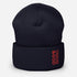 1STAR Coaches &God Crimson Cuffed Beanie